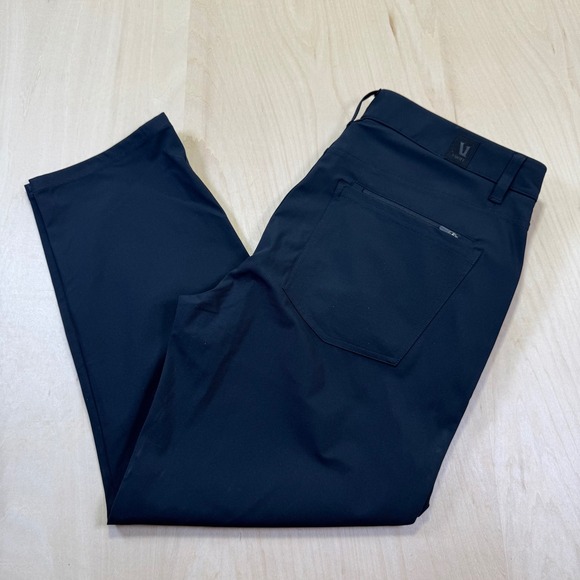 Vuori Mens Black Pants Size 32‎ Polyester Athletic Performance Casual Pants